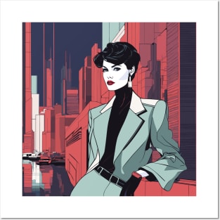 Urban Empower Art Deco 80s Patrick Nagel T-Shirt Posters and Art